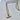 Gold necklace chain with t bar charm