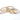 Gold, rose gold and silver bracelet bangle with crystal accents