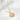 A gold-colored compass pendant necklace with a detailed circular design on the pendant, displayed against a white background.
