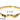 Gold bracelet with measurements on a white background