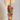 tropical beaded pendant necklace on gold chain