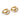 Gold hoop earrings with clear gemstones on a white background