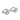 Pair of silver hoop earrings with clear gemstones on a white background