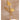 Gold bracelet with various charms on a textured beige background