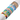 Colorful chain bracelets on a white arm