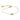 Gold bracelet with a heart-shaped clasp on a white background