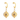 Ethnic Pendant Earrings - Matching Necklace Available