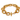 Gold chain bracelet on a white background