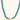 Green Bead Necklace with Freshwater Pearl