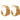 HAMMERED HOOP EARRINGS E010 - Gold or Silver
