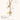 Gold necklace with heart pendant and measurements on a white background