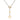 Necklace with gold and silver rings on a white background