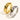Gold and silver rings with embedded gemstones on a white background