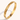 Gold bracelet with small stones on a white background