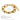 Gold chain bracelet with measurements and product details on a white background