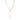 Gold necklace with a unique pendant on a white background
