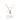Gold necklace with star pendant on a white background